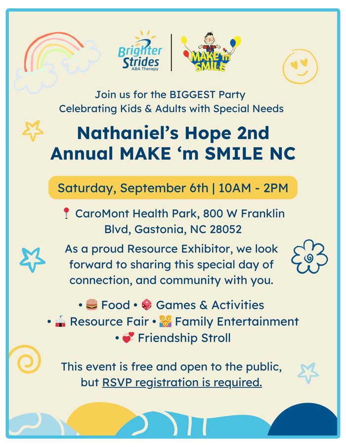 Nathaniel’s Hope 2nd Annual MAKE ‘m SMILE NC copy